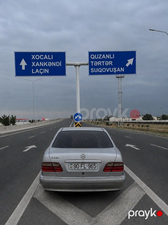 Mercedes E 240, 2.4 L, 1999 il, 395 000 km — Avtomobillər, Ağdam (4)