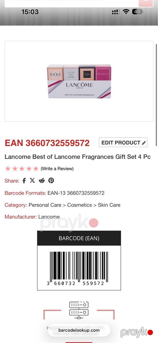 Lancome mini ətir seti orijinal — Gözəllik və səhiyyə, Bakı (4)