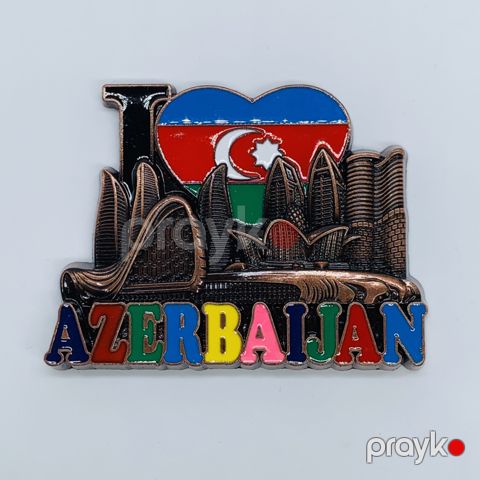 Maqnit-suvenir AL-1424, metal, bürünc — Bakı