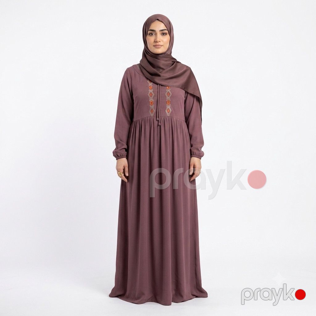 Qadın dini geyimi, çəhrayı, ştapel, ölçü 46 — Mallar, Bakı (3)