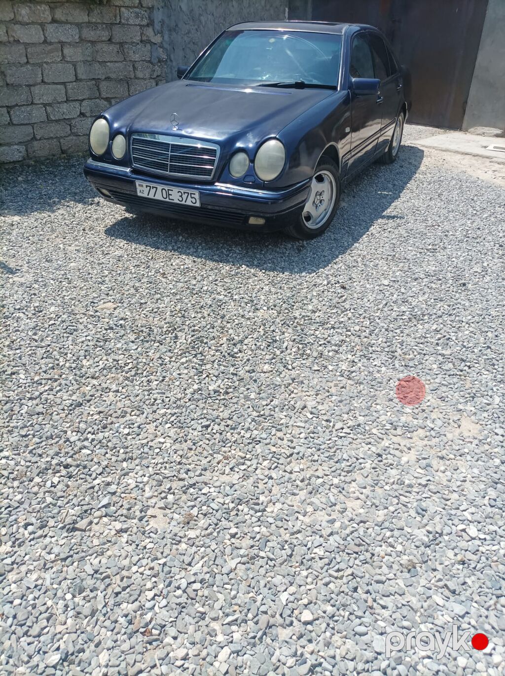 Mercedes-Benz E-Class W210 sedan - Kuzov: sedan, tünd göy rəng — Avtomobillər, Digah (2)