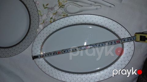 Nahar dəsti, rəng - Ağ, Farfor — Bakı