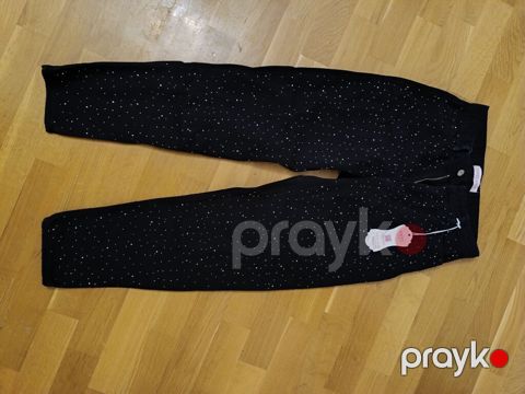 Qadın şalvarı – Swet Shop - Rəng: qara - Dizayn: parlaq, xırda — Bakı