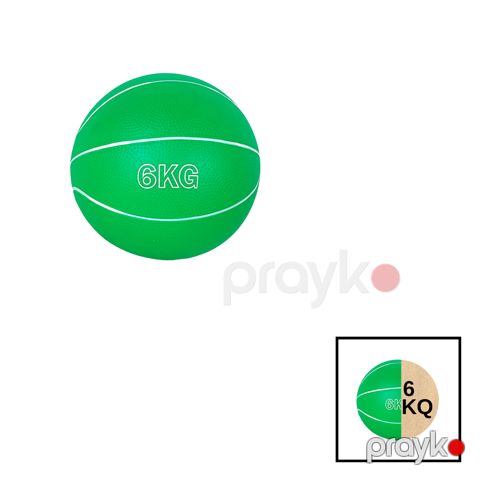 Tibbi top Gymnic 202022000028, yumşaq, 6 kq, yaşıl — Bakı