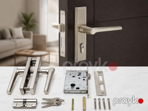 Qapı kilidi Bu yüksək keyfiyyətli dəmir qapı kilidi komplekti — Bakı