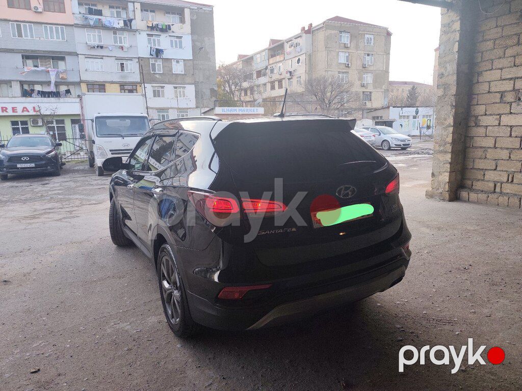 Hyundai Santa Fe, 2.2 L, 2017 il, 244 102 km — Avtomobillər, Sumqayıt (4)