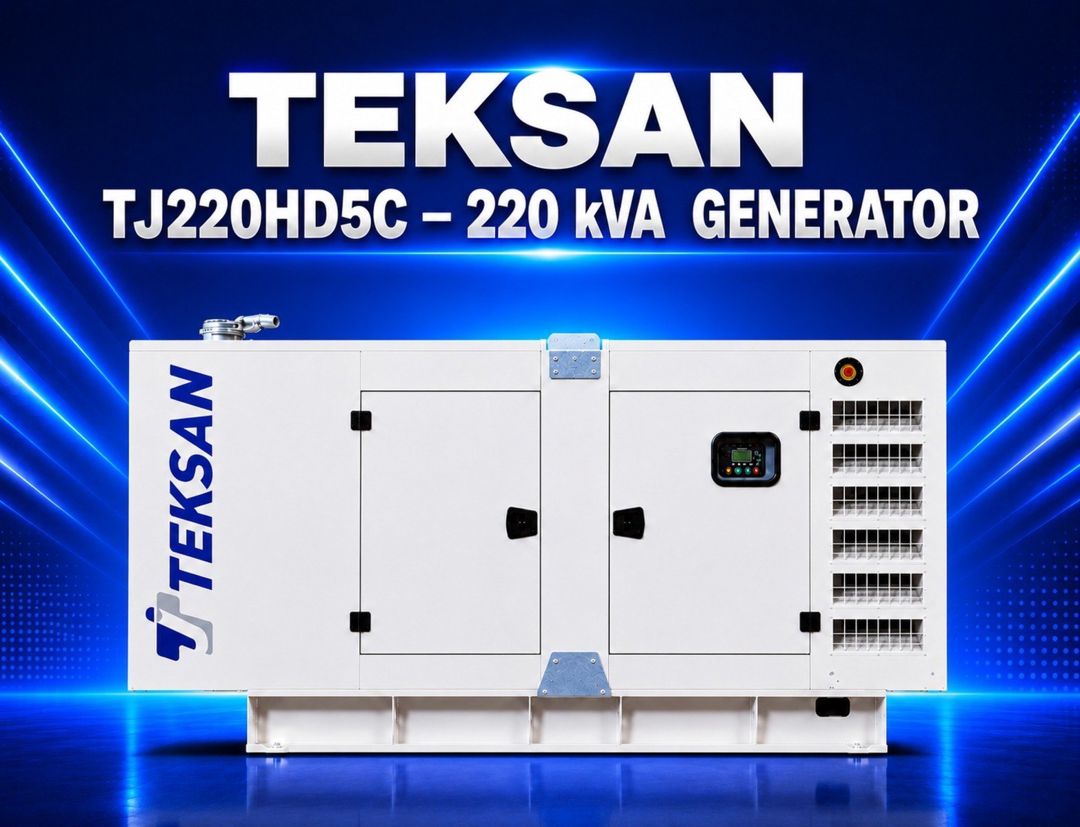 Dizel generator Teksan TJ220HD5C – 220 kVA — Biznes və avadanlıq, Bakı