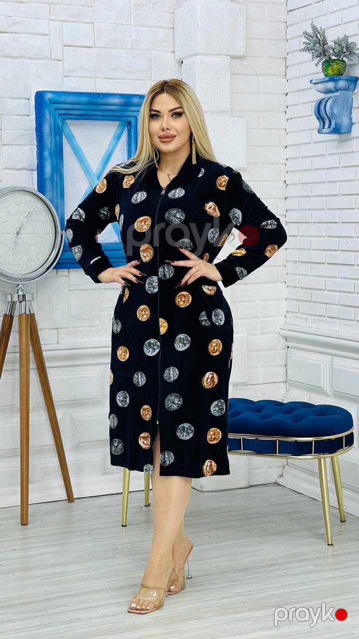 Ev xələti, qara, velür, ölçü 6XL — Mallar, Bakı (2)