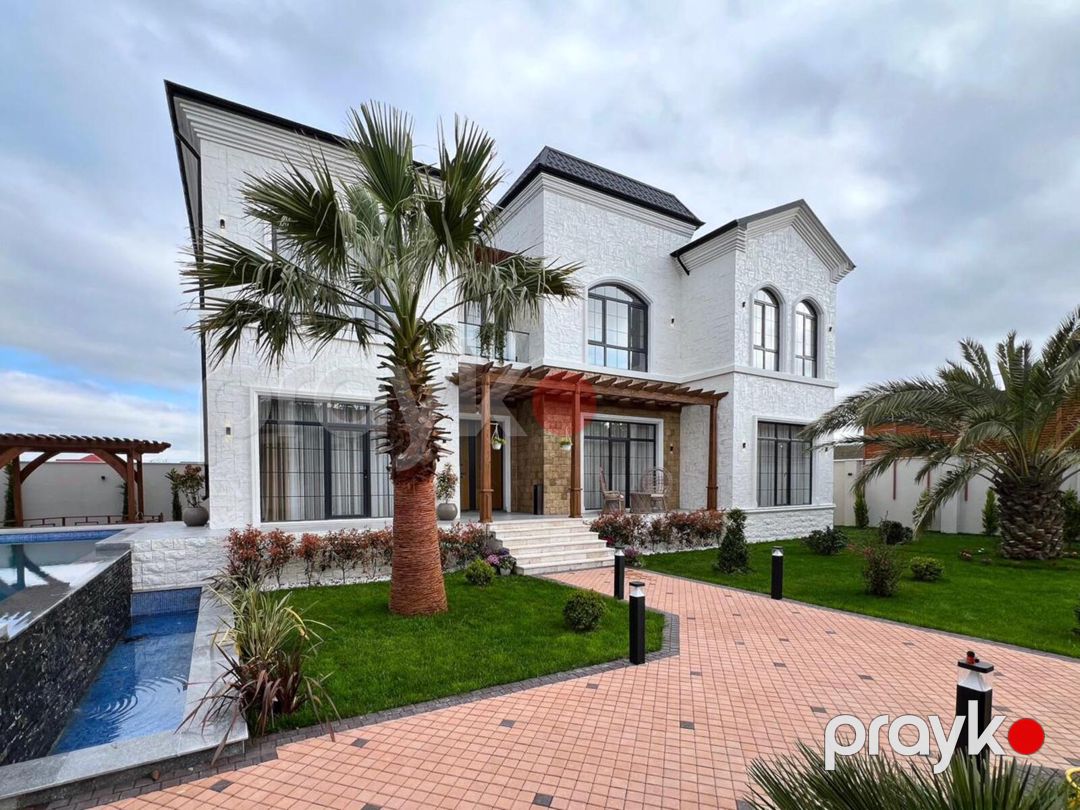 Satılır 6 otaqlı həyət evi/bağ evi 400 m² — Ev, villa, Bakı (3)
