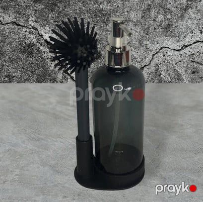 Maye sabun qabı dispenseri Dore Voir, plastik, qara — Mallar, Bakı (2)