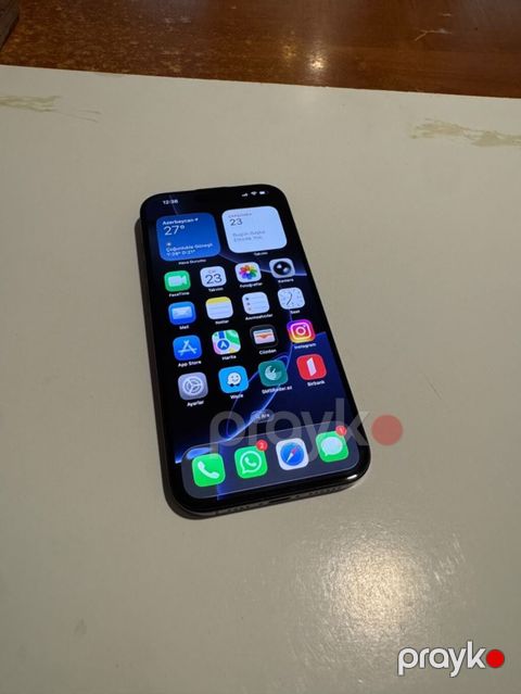 IPhone 16 Pro Max, 256 GB, Black Titanium, Simsiz şarj, Face ID, Sənədlərlə — Masazır