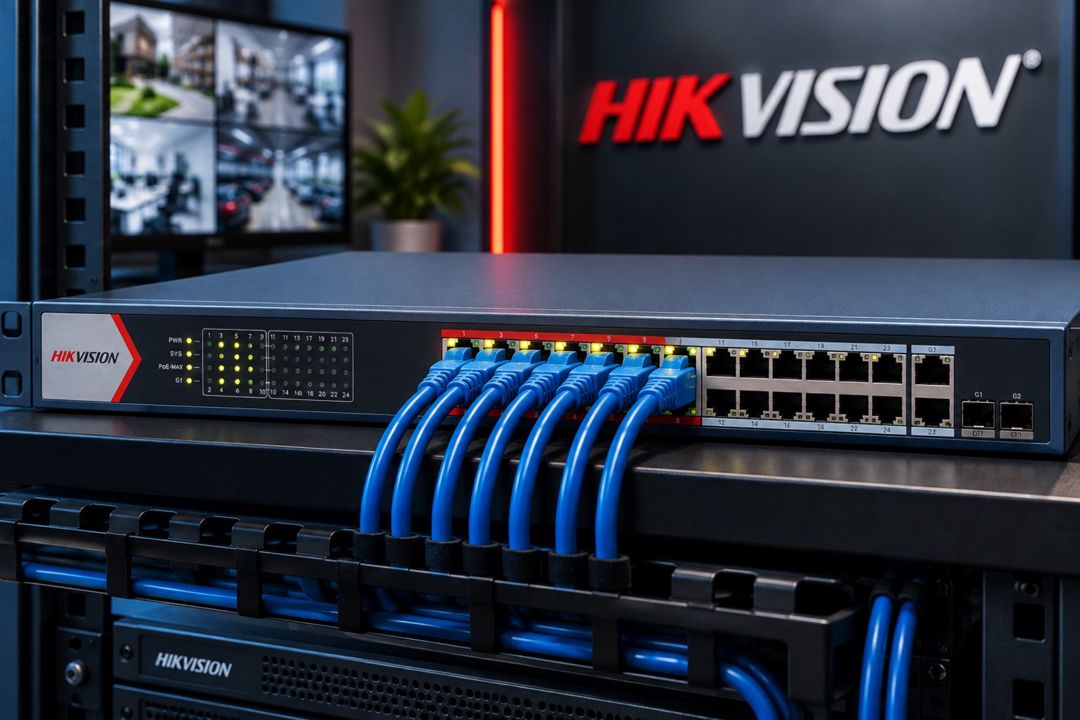 Hikvision DS-3E1326P-EI(B) 24 Port PoE Switch 370W — Ağıllı ev və təhlükəsizlik, Bakı (2)