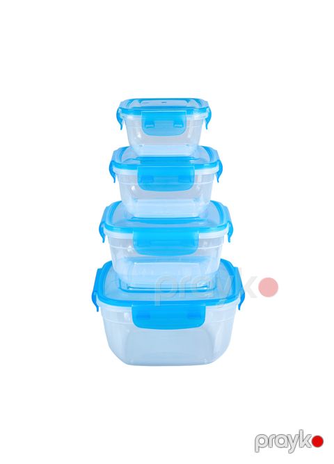 Konteyner dəsti StarsPlast, plastik, 275/500/900/1500 ml, 4 əd — Bakı