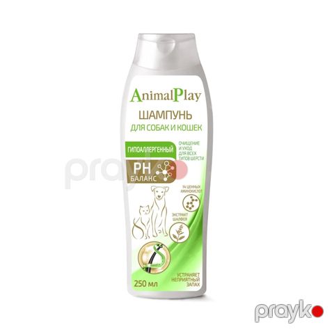 Şampun Animal Play Hipoallergik, itlər və pişiklər üçün, 250 ml — Bakı