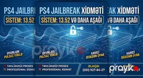 Ps4 13.52 və daha aşağı sistemlərin proşivka edilməsi.Bu sizə oyunları — Bakı