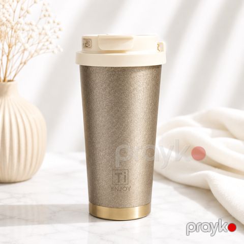 Termo fincan Ti Enjoy, paslanmayan polad, 250 ml, qəhvəyi — Bakı