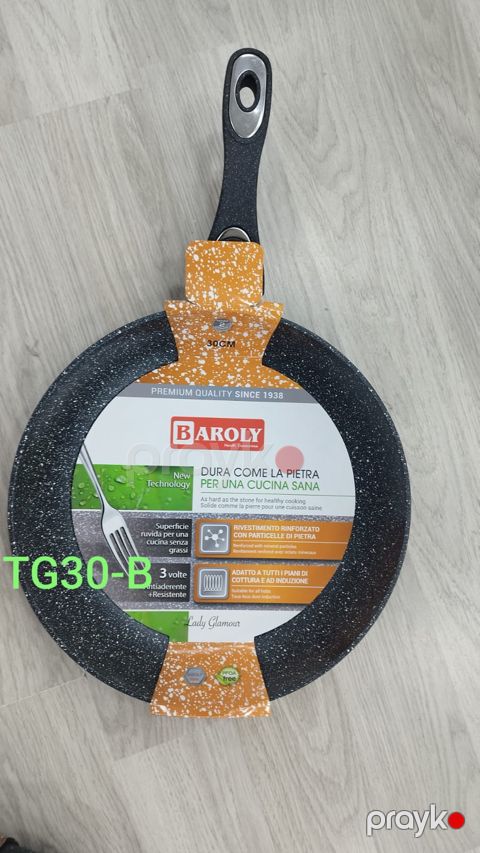 Tava TG30-B, qranit, qara, 30 sm — Bakı