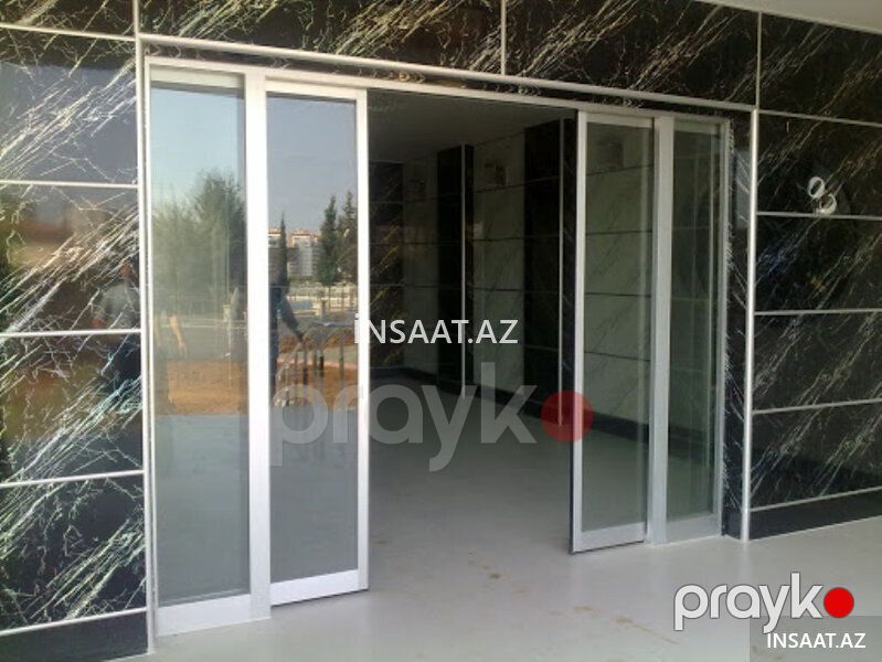 Avtomatik fotosel qapılar — Pəncərələr, qapılar, balkonlar, Bakı (8)