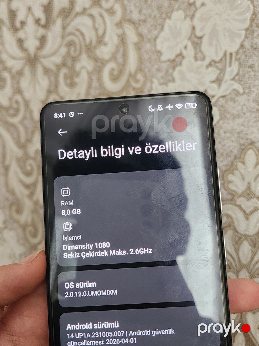 Xiaomi Redmi Note 12 Pro 5G Polar White 256GB/8GB — Smartfonlar, Bakı (2)