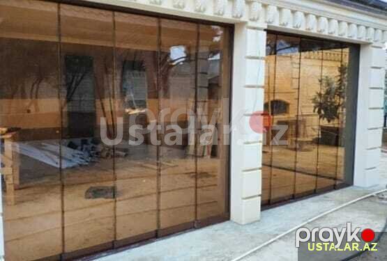 Cam balkon sifarişi — Pəncərələr, qapılar, balkonlar, Bakı (4)
