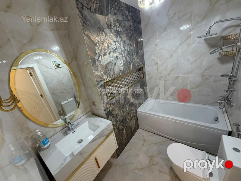 Kirayə 2 otaqlı Bina evi menzil (Yeni tikili), 70 m², Nəsimi rayonu — Mənzil, Bakı (7)