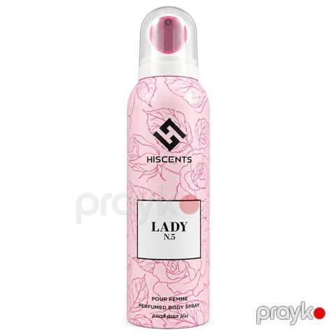 Bədən spreyi Hemani Hiscents Lady N.5, 150 ml — Bakı