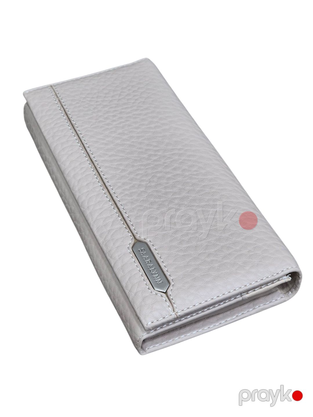 Qadınlar üçün pulqabı, poliuretan, maqnit kilidli, 8 kart bölməsi, bej, 19x9 sm, Çin istehsalı - Saralyn_3966A_Bej — Mallar, Bakı (2)