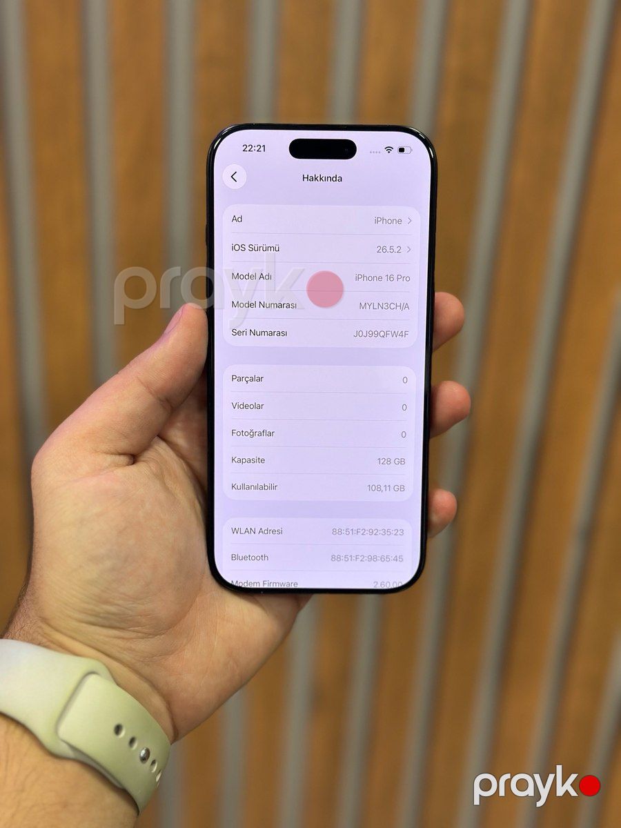 Apple iPhone 16 Pro Black Titanium 128GB/8GB — Smartfonlar, Bakı (5)