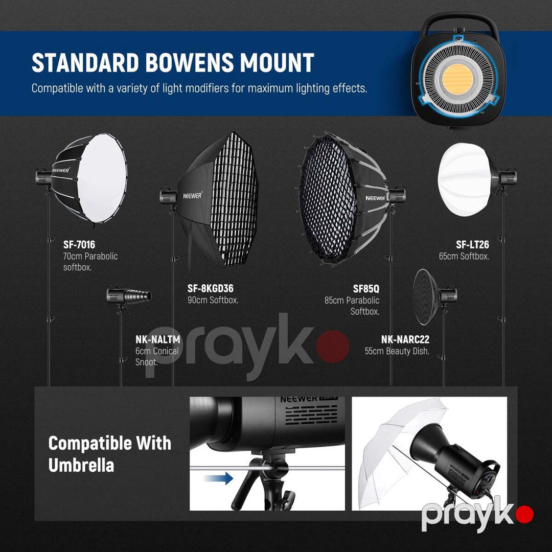 Neewer CB60B Video və foto çəkilişlər üçün studiya işığı — Foto və video texnikası, Bakı (9)