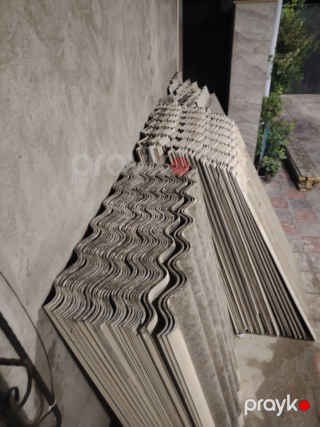 Şifer dam örtüyü vərəqləri - Material: dalğalı şifer (sement əsaslı) — Dam örtükləri, Digah (2)