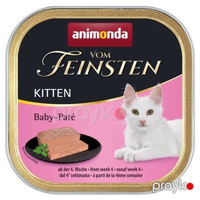 Pişik balaları və hamilə pişiklər üçün nəm yem Animonda Vom Feinsten, toyuq ilə, 100 q — Bakı