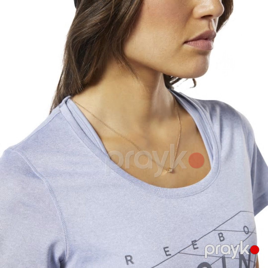 Qadınlar üçün futbolka Reebok EC2960, mavi, ölçü XS — Mallar, Bakı (3)