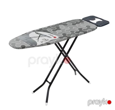 Ütüləmə lövhəsi Perilla Eko Class, parça, boz, 120x38 sm — Bakı