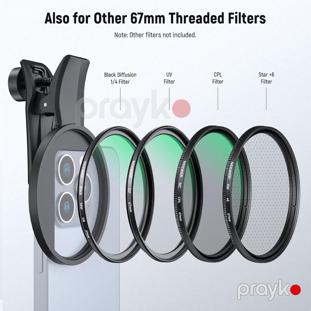 Neewer telefon üçün dəyişkən ND filter dəsti — Smartfonlar, Bakı (5)