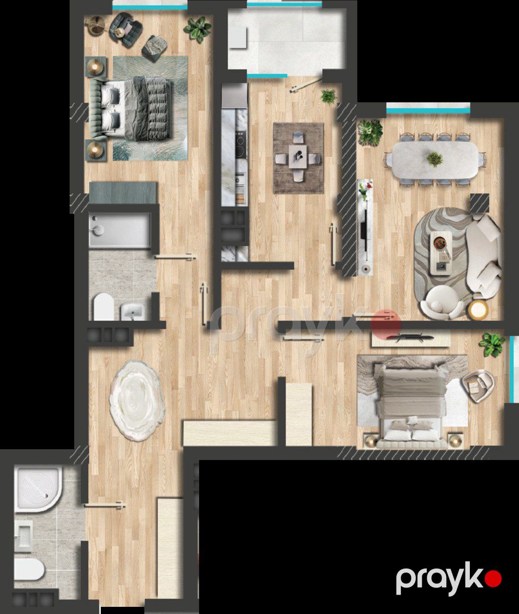 Satılır 3 otaqlı yeni tikili 116 m² — Mənzil, Bakı (2)