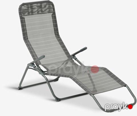 Şezlonq Jysk Kalmar, 60x165 sm, boz — Bakı