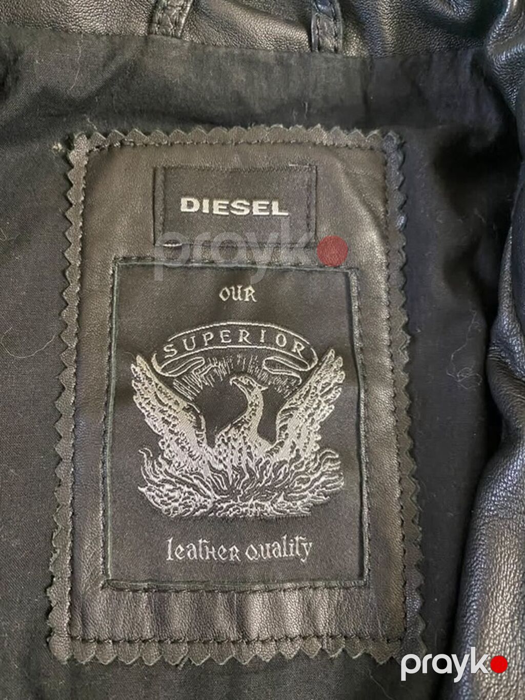 Dıesel kişi dəri gödəkçə - Brend: Dıesel - Model: biker tərzli — Kurtkalar, Masazır (2)