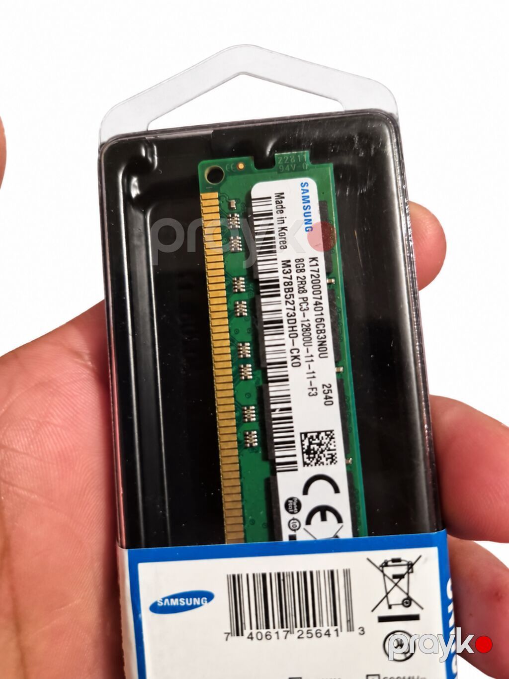 Operativ yaddaş (RAM) Samsung, 8 GB, 1600 Mhz, DDR3, PC üçün, Yeni — Operativ yaddaş, Bakı (3)
