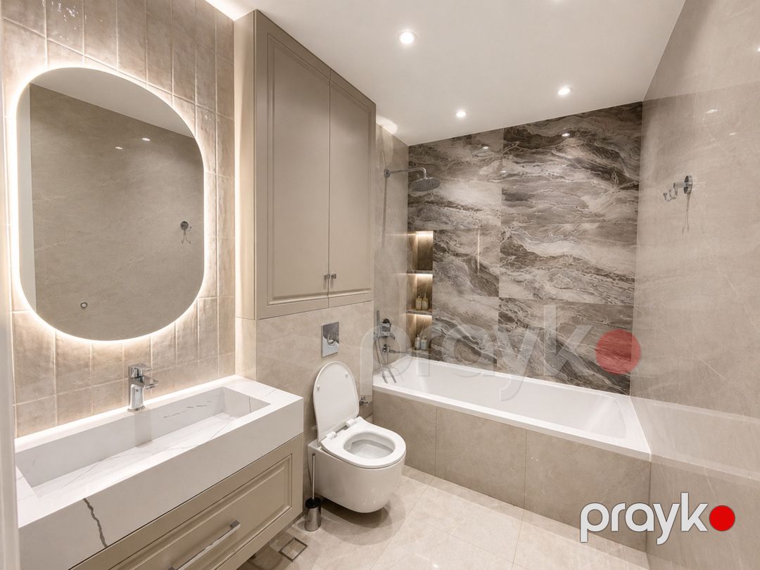 4-otaqlı yeni tikili, Zahid Xəlilov küç., 180 m² — Mənzil, Bakı (12)