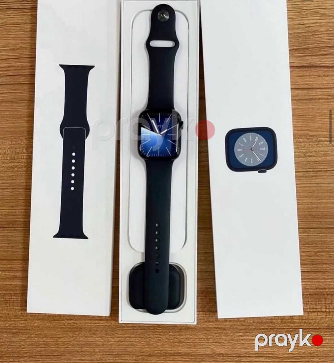 Apple Watch Series 8 Aluminum Midnight 45mm — Ağıllı saatlar və biləkliklər, Bakı (2)