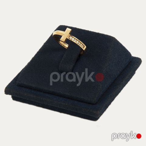 Üzük qadınlar üçün VJ3832, qızıl 750 əyar, brilyant — Bakı