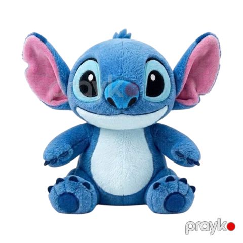 Hərəkətli, danışan,yumşaq oyuncaq 32593472, peluş, mavi, 28 sm — Bakı
