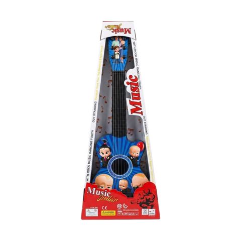 Uşaq Gitarası Musiqi Aləti simli Plastik Oyuncaq Boss Baby 3 Yaş 60 sm — Bakı
