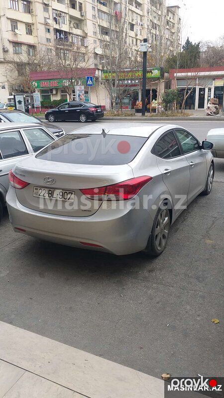 Hyundai Elantra, 2018 il — Minik avtomobili icarəsi, Bakı (6)