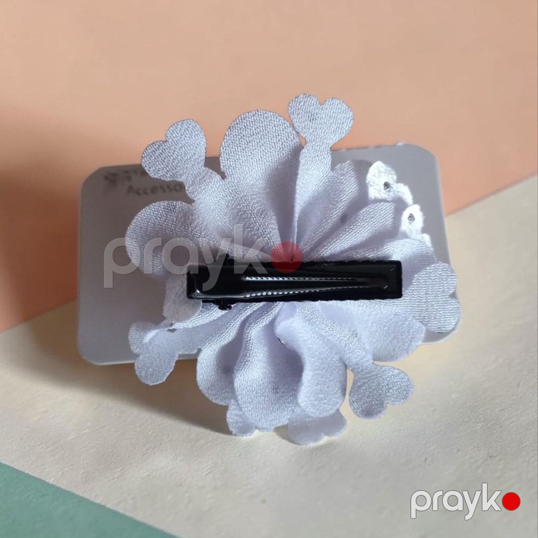 Saç üçün sancaq P001, ağ/çəhrayı — Mallar, Bakı (2)