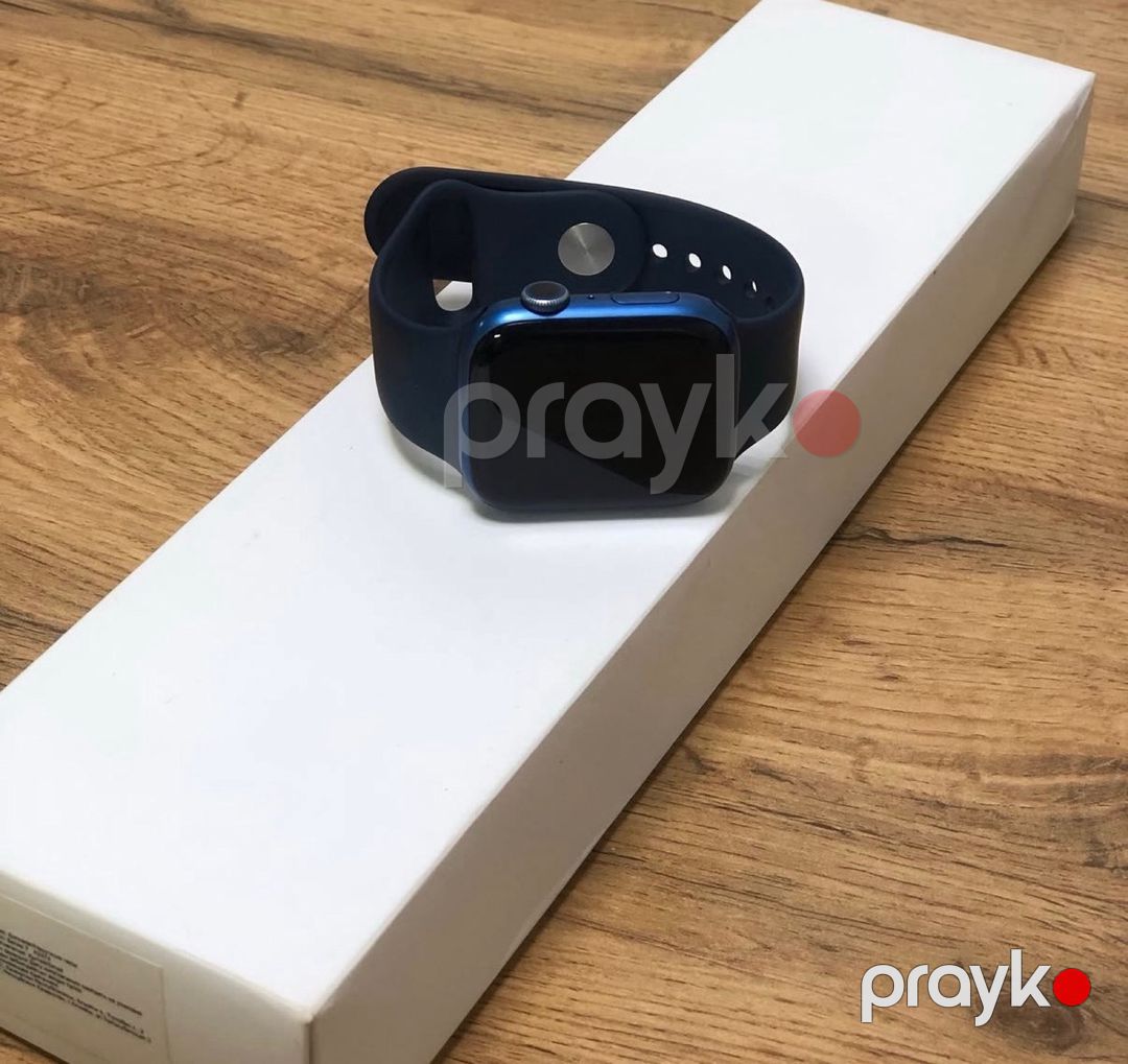 Apple Watch Series 7 Aluminum Blue 45mm — Ağıllı saatlar və biləkliklər, Bakı (2)