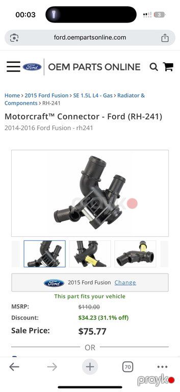 "Ford Fusion" ehtiyat hissələri — Ehtiyat hissələri və aksesuarlar, Bakı (6)