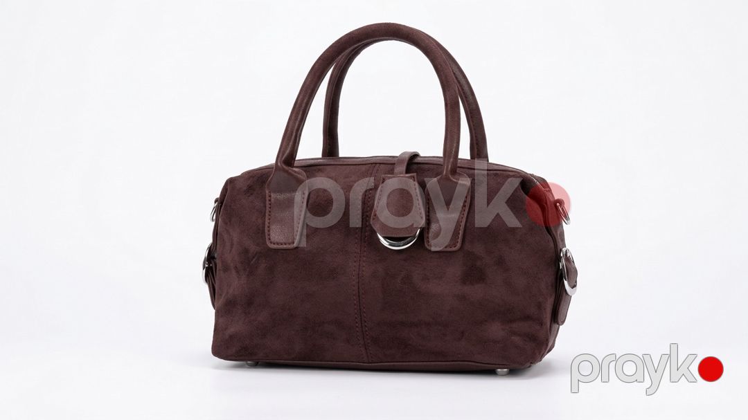 Kross-bodi çanta, tünd qəhvəyi, zamşa, 25х15 sm — Mallar, Bakı (3)