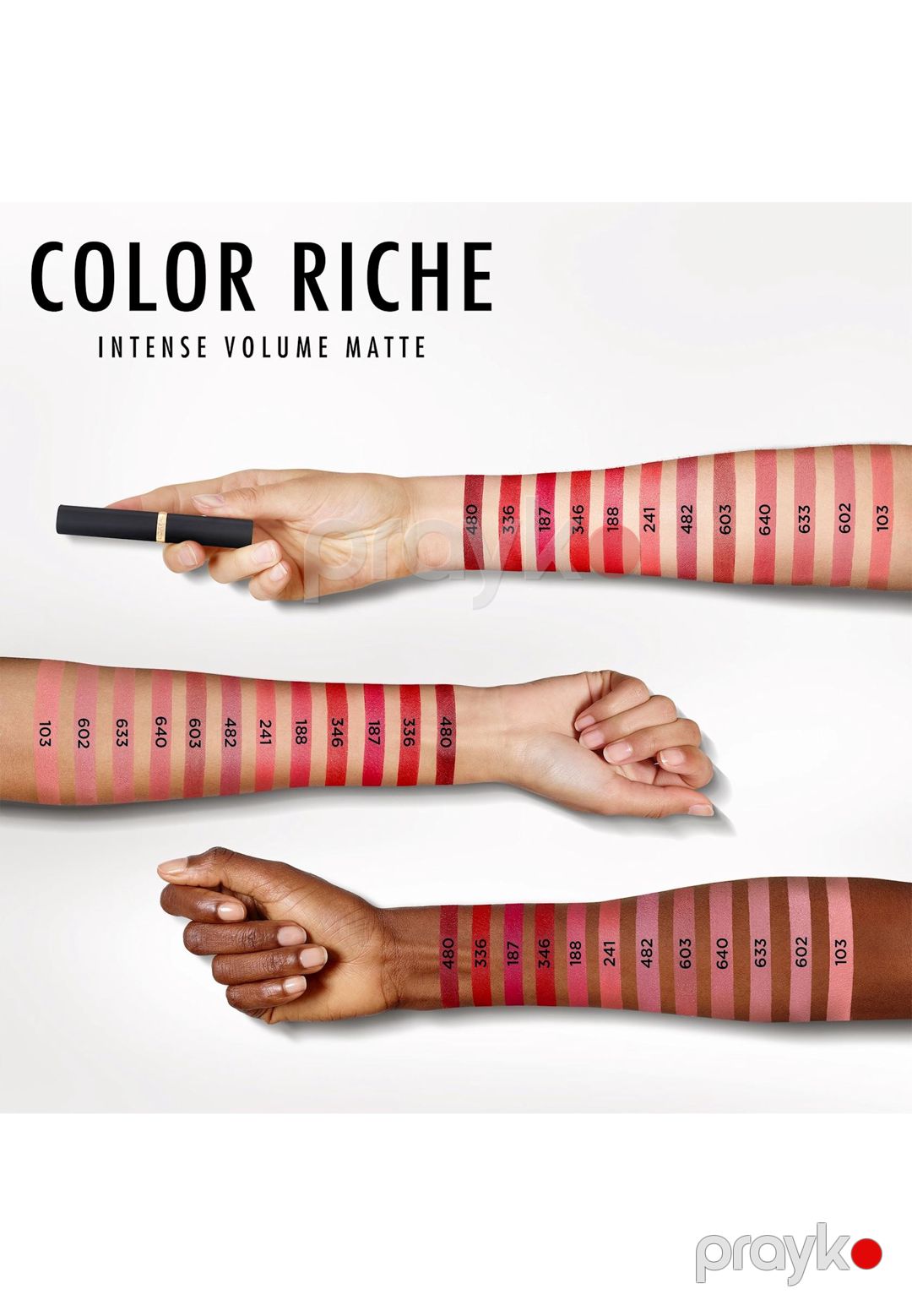 Dodaq boyası L'Oréal Paris Color Riche Intense Volume Matte 482 Le Fuchsia Libre — Mallar, Bakı (2)