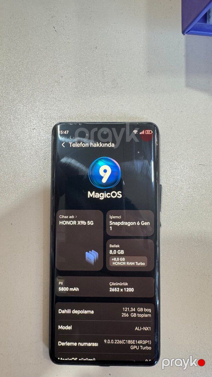 Honor X9b Midnight Black 256GB/8GB — Smartfonlar, Şabran (2)